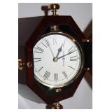 Howard Miller Maritime-Inspired Table Clock in Wood Case