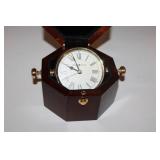 Howard Miller Maritime-Inspired Table Clock in Wood Case