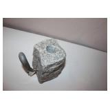 Handcrafted Stone Drink Dispenser with Stainless Steel Spout
