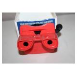 Red View-Master 3D Viewer with Original Box