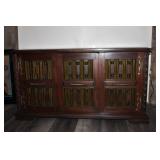 Vintage Montgomery Ward Airline Stereo Console with Turntable and 8-Track Player