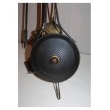 Brass Fireplace Tool Set with Stand, Matches, and Bed Warmer