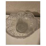 Set of 4 Vintage Cut CrystalBowls and Dishes Assorted Patterns
