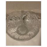 Set of 4 Vintage Cut CrystalBowls and Dishes Assorted Patterns