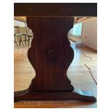 Wood Dining Table with 6 Chairs