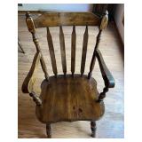 Wood Dining Table with 6 Chairs