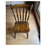 Wood Dining Table with 6 Chairs