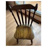 Wood Dining Table with 6 Chairs