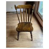 Wood Dining Table with 6 Chairs