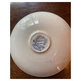 Assorted Drinkware and Blue & White Shakespeare Country Dishware Set