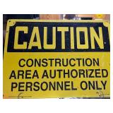 Collection of Vintage Metal Signs and License Plates