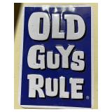 Coca-Cola Movie Tin Signs, Old Guys Rule Magnet, and Crazy Sista Bottle Opener Set