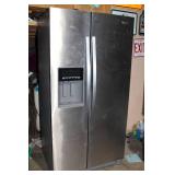 Whirlpool Side-by-Side Stainless Steel Refrigerator with Water and Ice Dispenser