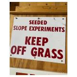Collection of 8 Vintage and Retro Metal Signs