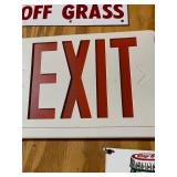 Collection of 8 Vintage and Retro Metal Signs