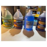 Set of 4 Splash Windshield Washer Fluids Assorted Types, 1-Gallon Each