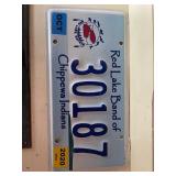 Native American License Plates and Drunkenness Prohibited Sign Collection