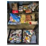 Extensive Collection of Vintage Matchbooks in Boxes and Tins