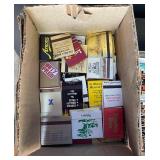 Extensive Collection of Vintage Matchbooks in Boxes and Tins