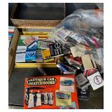 Extensive Collection of Vintage Matchbooks in Boxes and Tins