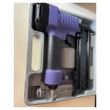 Electric Palm Sander and Pneumatic Brad Nailer with Case and Accessories