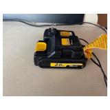 Cordless Tire Inflator with Mixed Battery Chargers and Batteries