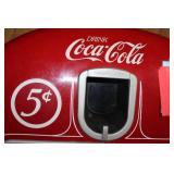 Vintage Coca-Cola Vendo 5 Cent Bottle Vending Machine on Stand