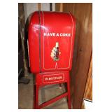 Vintage Coca-Cola Vendo 5 Cent Bottle Vending Machine on Stand