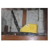 Vintage 10 Cent Draglines Arcade Claw Machine with Dual Yellow Cranes