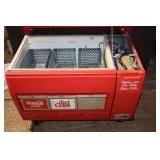 Vintage Coca-Cola Rolling Soda Cooler Dispenser