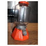 Vintage Northwestern One Cent Red Gumball Candy Vending Machine
