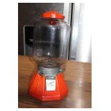 Vintage Northwestern One Cent Red Gumball Candy Vending Machine