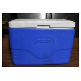 Coleman Blue Plastic Portable Cooler with Handle