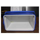 Coleman Blue Plastic Portable Cooler with Handle