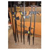 Set of 7 Irwin Quick-Grip Bar Clamps and Large Bar Clamps