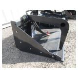 LandHonor 44" Mini Skid Steer Bucket w/Grapple