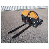 Wolverine 48" Skid Steer Hydraulic Adjustable Pallet Forks