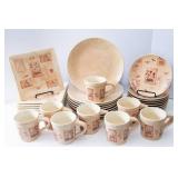 Sonoma Summer Fields Dinnerware – Place Setting for 8