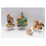 Set of 4 Vintage Figurines
