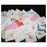 Large Variety of Vintage Hankies
