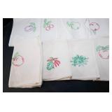 Vintage Embroidered Dish Towels – Great Condition