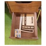 Sewing Table with Montgomery Ward Sewing Machine