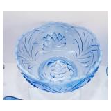 Variety of Blue-Colored Glass
