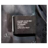 East 5th Women’s Leather Jacket – Black, Petite Large