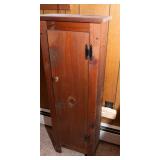 Small Wooden Storage Cabinet – 15" W x 9" D x 42.5" T