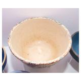 Set of 5 Stoneware Pieces – Blues and Green