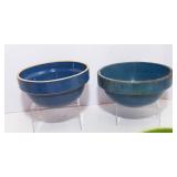 Set of 5 Stoneware Pieces – Blues and Green