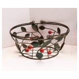Set of 3 Unique Vases with Wire Basket – One Made in Italy
