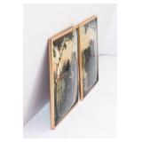 Set of Two Vintage Silhouette Framed Wall Art