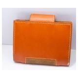 Leather Accessories Lot: Fanny Pack, Checkbook, and Wallet